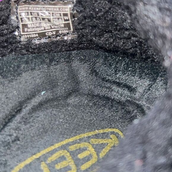 Keen Womens Howser II Black Felt Quilted Slip On Shoes Loafers Size US 8.5 - Picture 5 of 7